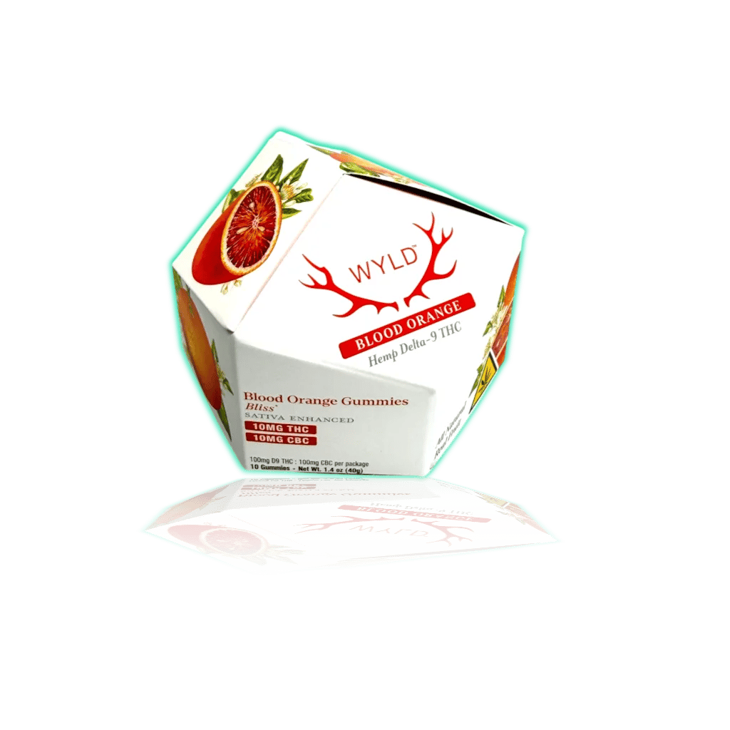 WYLD Hemp Enhanced Gummies 10mg THC (10ct/pk), product photo