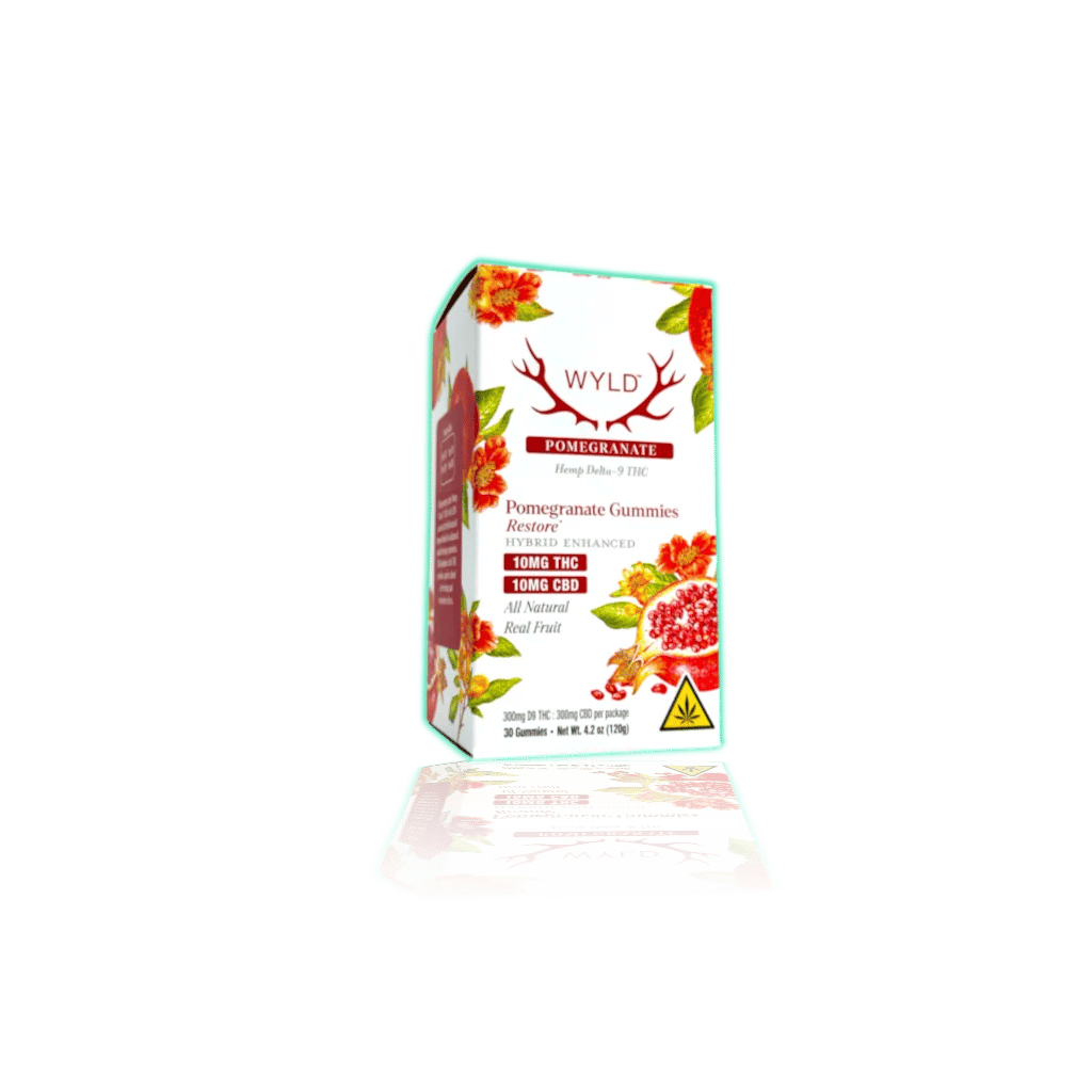 WYLD Hemp Enhanced Gummies 10mg THC (30ct/pk), product photo